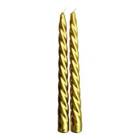 kaarsjes Magic Lights Decoratief Gouden Ø 2 x 24 cm
