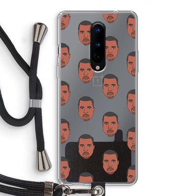 Kanye Call Me?: OnePlus 8 Transparant Hoesje met koord