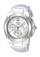 Horlogeband Seiko SRW897P1 / 7T11-0BC0 Leder Wit Horlogeband Seiko SRW897P1 / 7T11-0BC0 Leder Wit