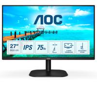 AOC 27B2DA LED-monitor Energielabel E (A - G) 68.6 cm (27 inch) 1920 x 1080 Pixel 16:9 4 ms HDMI, DVI, VGA, Audio-Line-in, Hoofdtelefoonaansluiting IPS LED - thumbnail