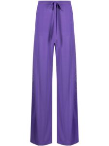 P.A.R.O.S.H. pantalon en maille à coupe ample - Violet