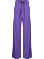 P.A.R.O.S.H. pantalon en maille à coupe ample - Violet