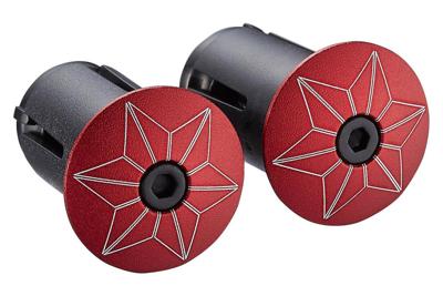Supacaz Stuurdoppen - Rood Supacaz Stuurdoppen - Rood