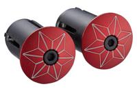Supacaz Stuurdoppen - Rood