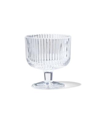 HEMA Aperitief glas Bergen streep reliëf 70ml