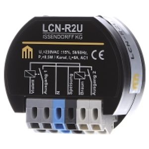 LCN-R2U  - Switch actuator for home automation 2-ch LCN-R2U