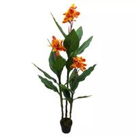 Canna Lily 3-Bloem 160 cm kunstplant - Buitengewoon de Boet - thumbnail