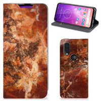 Motorola One Vision Standcase Marmer Bruin - thumbnail