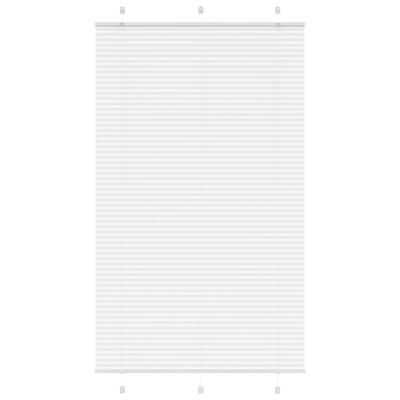 Pliss rolgordijn 120x200 cm stofbreedte 119,4cm polyester wit