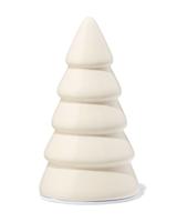 HEMA Kerstboom 8.4x8.4x15cm keramiek ecru