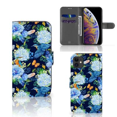 Telefoonhoesje | Met pasjeshouder | voor Apple iPhone 11 IJsvogel
