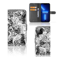 Telefoonhoesje met Naam iPhone 13 Pro Max Skulls Angel