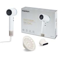 Haardroger - MEDION - MD19983 - 1600 W - 2 snelheden - 85°C - LED-design - Wit