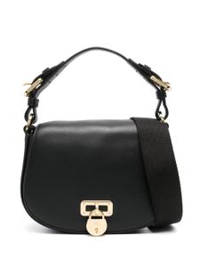 Lauren Ralph Lauren sac à bandoulière Twister médium en cuir - Noir