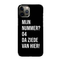 Da ziede van hier - Zwart: Volledig geprint iPhone 12 Hoesje