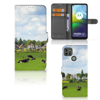Motorola Moto G9 Power Telefoonhoesje met Pasjes Koeien