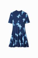 Korte jurk tijgers M. Christian Lacroix - BLUE - XL