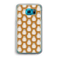 Uilen: Samsung Galaxy S6 Transparant Hoesje