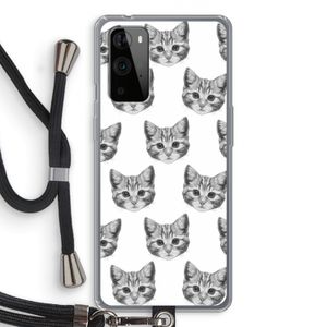 Kitten: OnePlus 9 Pro Transparant Hoesje met koord