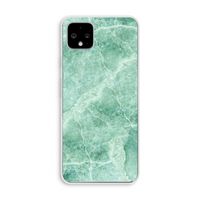 Groen marmer: Pixel 4 XL Transparant Hoesje
