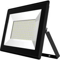 LED Bouwlamp 100W - Waterdichte LED Schijnwerper 4000K. Mat Zwart