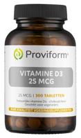 Proviform Vitamine D3 - 25 mcg (1000IE)