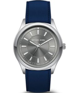 Horlogeband Michael Kors MK8525 Leder Blauw 22mm