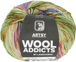 Lang Yarns Artsy 002 Groen/Roze