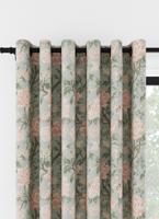 Laura Ashley Tapestry Bloemen Chenille Blush Ringgordijn