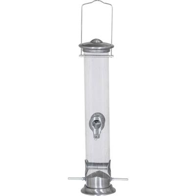 Siena Garden 283775 Vogelvoederzuil aluminium Line voor mengvoeder, 39 cm. 1 stuk(s)