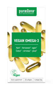 Purasana Vegan Omega-3 Algenolie Softgels