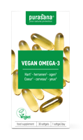 Purasana Vegan Omega-3 Algenolie Softgels - thumbnail