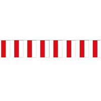 2x Papieren vlaggenlijn Polen landen decoratie   -