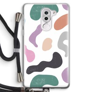 Memphis Shapes: Honor 6X Transparant Hoesje met koord
