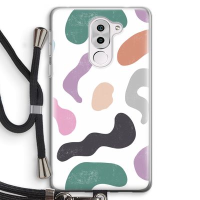 Memphis Shapes: Honor 6X Transparant Hoesje met koord
