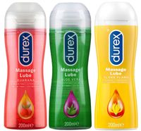 Durex Massage Lubes Trio - 3 X 200ml - thumbnail