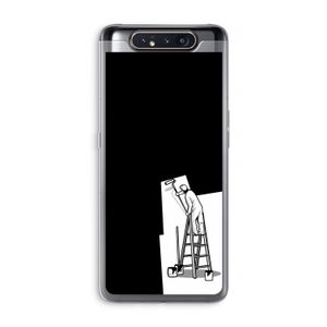 Musketon Painter: Samsung Galaxy A80 Transparant Hoesje