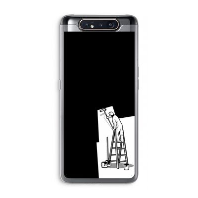 Musketon Painter: Samsung Galaxy A80 Transparant Hoesje