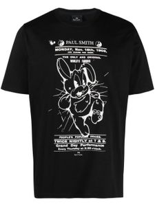 PS Paul Smith t-shirt en coton à imprimé graphique - Noir