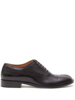 Maison Margiela chaussures oxford en cuir ciré - Noir