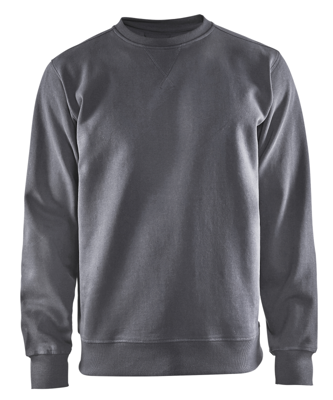 Blåkläder Sweatshirt Jersey ronde hals 33641048 | Grijs | Maat S - 7330509388822
