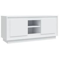 The Living Store TV-meubel - Trendy - Praktisch - Opbergruimte- 4 vakken - Stevig blad - Praktische deuren - - thumbnail
