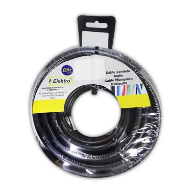 Kabel Coaxiale Antenne TV EDM 28330 Zwart 5 m 3 x 1 mm