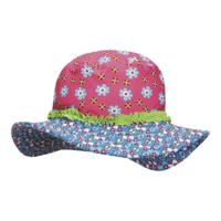 Playshoes zonnehoed Bloemen Roze-55 cm
