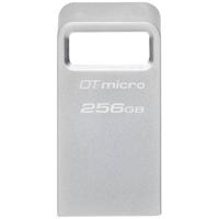 Kingston DataTraveler Micro USB-stick Retail 256 GB Zilver DTMC3G2/256GB USB-A 3.2 Gen 1