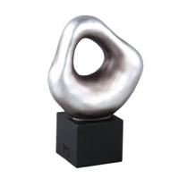 PTMD beeld dolcey zilverkleurig 29 cm | 4 stuks