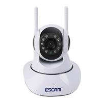 ESCAM G02 720P 1/ 4 inch PTZ WiFi IP-Camera de opsporing van de motie van de steun / Night Vision IR afstand: 8m(White)