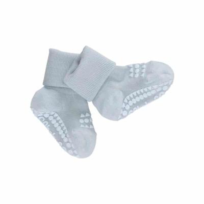 GoBabyGo antislip sokjes bamboe Sky Blue-6-12 mnd