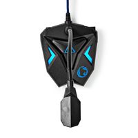 Nedis GMICGU100BK microfoon Zwart, Blauw PC-microfoon - thumbnail