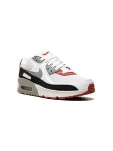 Nike Kids baskets Air Max 90 LTR Photon Dust Varsity Red - Blanc